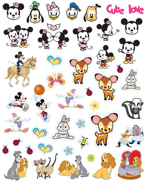 Disney Printable Stickers